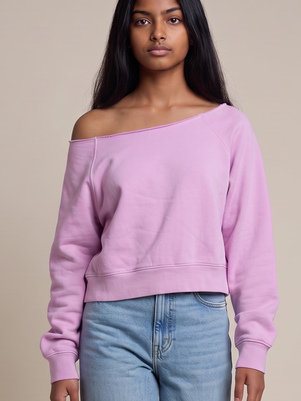 Victoria’s Secret Pink off the shoulder Boatneck Pullover Sweatshirt